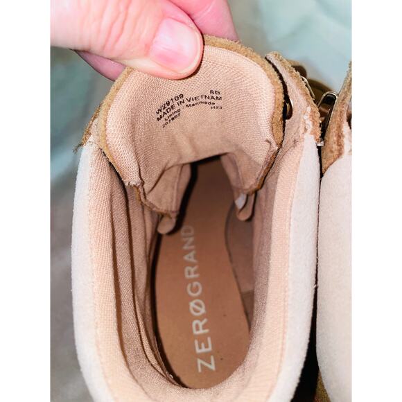 Cole Haan Zerogrand City Wedge Hiker Booties - Women's Size 8B - Carmel Leather - Picture 11 of 11